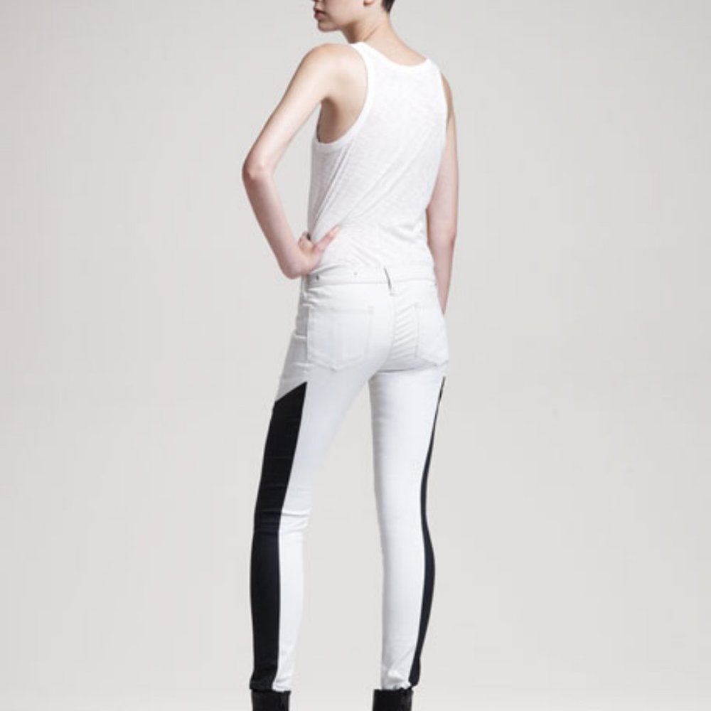 Rag N Bone Grand Prix Winter White Jeans 25 - Picture 2 of 8